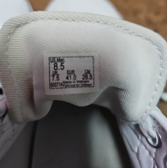 Vans Ward Off The Wall White Checker Stripe Canvas Size 8.5 men's 10 Women's - Picture 4 of 8